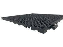 Load image into Gallery viewer, Turtle Plastic Black Tile 1/2"