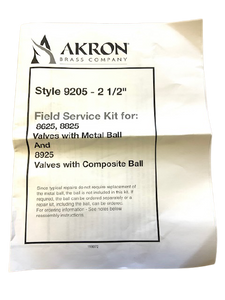AKRON BRASS 9205 FIELD SERVICE KIT
