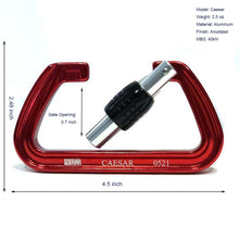 Load image into Gallery viewer, RNR Caesar Screw-Lock Carabiner