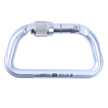 Load image into Gallery viewer, Omega Pacific Moab 1/2" Steel Large D Screw-Lok NFPA Carabiner
