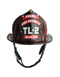 PHENIX TL-2 TRADITIONAL LEATHER SERIES HELMET WITH ESS FIREPRO GOGGLES