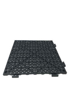 Turtle Plastic Black Tile 1/2"