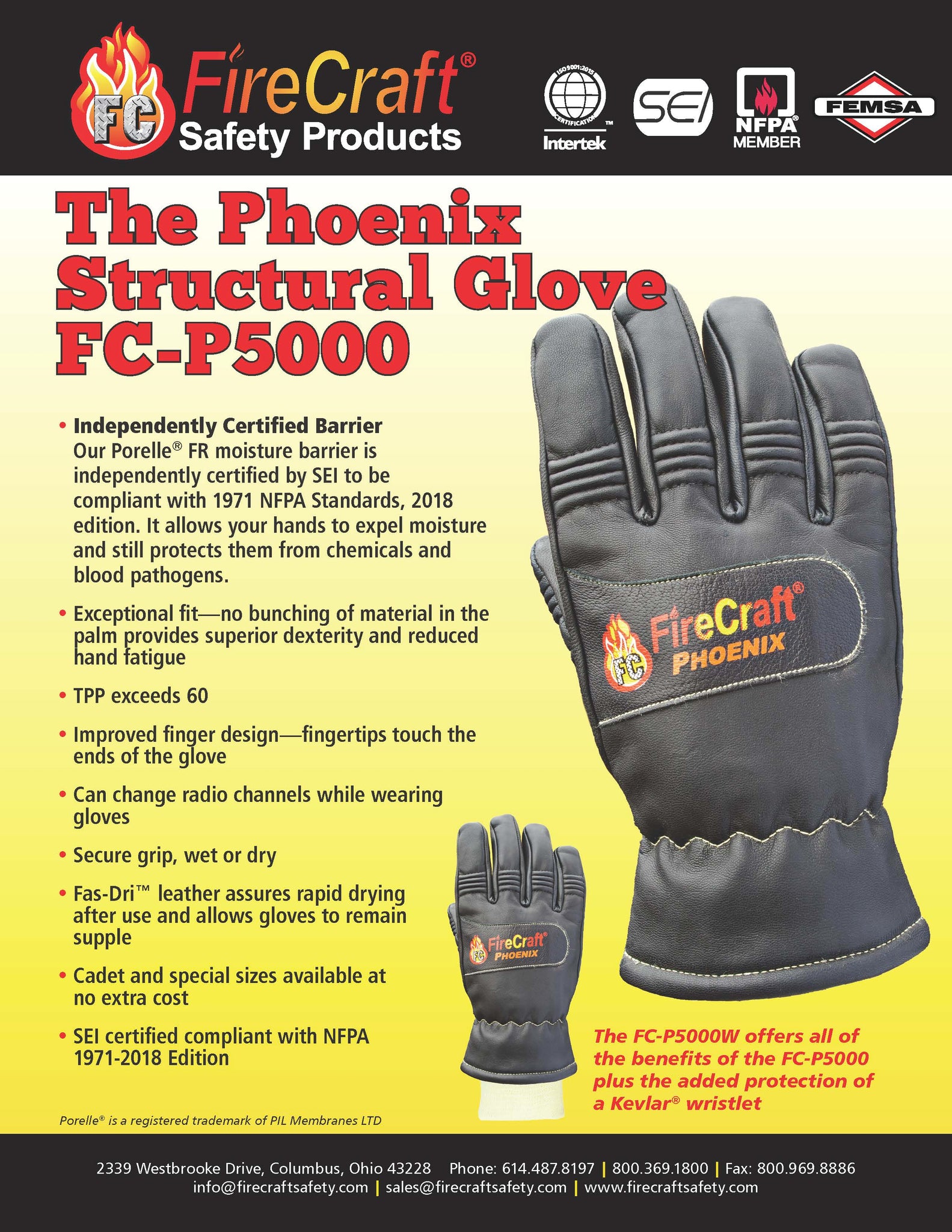 phenix handschuhe FireCraft Phoenix Structural Glove – firerps.com